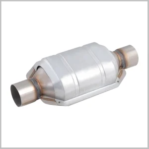 Stainless Steel Exhaust System Three-Way Catalytic Converter Honeycomb Ceramic Core with O2 Plug