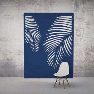 Hollowing-out Eco-Friendly Office Decor Polyester Fiber Partition Screen