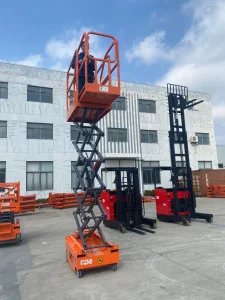 Fully Electric Warehouse Maintenance Hydraulic Scissor Lift Platform