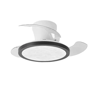 Smart Home Retractable Ceiling Fan Light