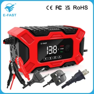 Smart Fully Automatic Car Battery Charger 12V 6A Maintainer Trickle Charger