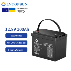 LVTOPSUN 12.8V 100Ah Battery