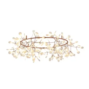 Postmodern Customizable Personalized Art Branch Firefly Chandelier Living Room Hotel Lobby Creative Restaurant LED Lighting