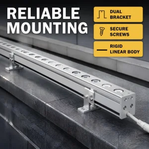 Narrow Beam Exterior Facade Linear Lamp