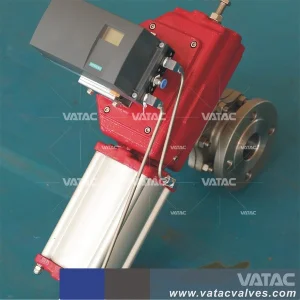 API 6D Stainless Steel Pneumatic Flanged Segment Ball Valve