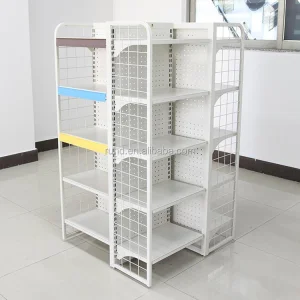 Double-Sided Gondola Shelf