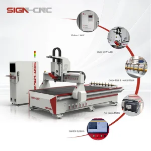 Sign A4 Series Economic Atc CNC Router with 8 Tools Magazine Auto Tools Changer for European Furniture