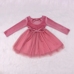 OEM Soft Pink Gauzy Dress