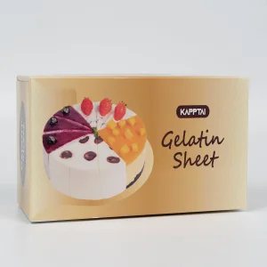 Gelatina de hoja de alta transparencia, gelatina bovina, uso familiar