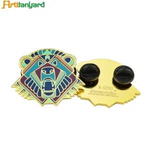 Metal Die Casting Sales High Quality Enamel Fine Printed Badge