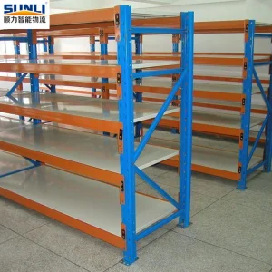 Long Span 5-Layer Industrial Shelf Rack with Corrosion Protection for Warehouse Storage