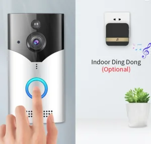 Video Door Phone Intercom System with Wired Doorbell