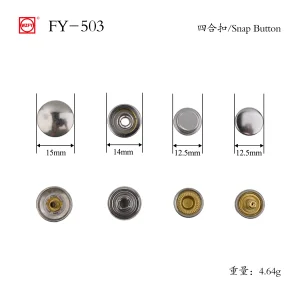China FY-503# Style Snap Button Exporters, Exporter