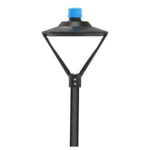 Photocell Function Circular Post Top Lighting Outdoor LED Garden Lights