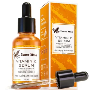 Vitamin C Face Serum Hyaluronic Acid Ferulic Acid Vit E Facial Brightening Serum for Skin Care