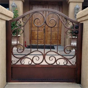 High Quality Modern House Gate Minimalist Design Sturdy Front for Home Security