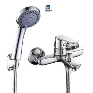 Huadiao Economical Wall Mounted Sanitary Ware Shower Tap Bath Bathroom Mixer Faucet