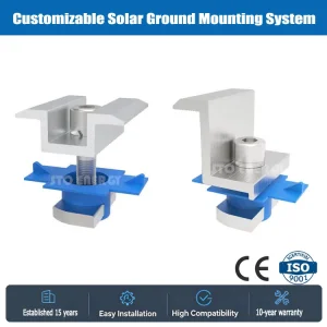 Professional Solar Panel Middle Clamp Solar Central Clamp for Solar Mount Bracket