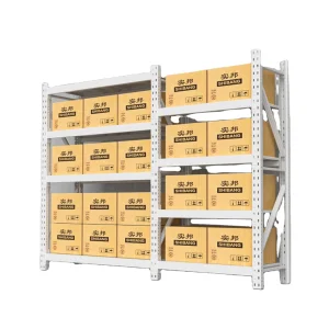 350-400kg Adjustable Boltless Shelf 2000*600*2000mm 4 Layer Shelves Unit Metal Steel Warehouse Storage Rack