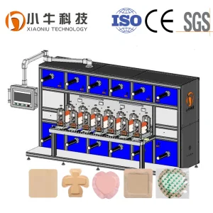 Medical Disposable Foot Ulcer Sacrum Sacral Burn Wound Silicone Foam Wound Dressing Making Machine