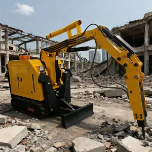 Indoor Concrete Demolition Mine Robot Demolition Silent Narrow Space Operations