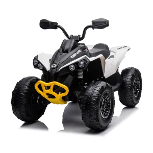 Licensed 4-Wheel 12/24V Battery Powered Electric ATV Plastic Ride-On Toy Car for Children Aged 2 to 7 Years