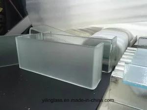 Toughened U Shaped Glass Grain Pattern U Channel Glass