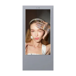 Outdoor 55 65 Inch Outdoor Digital Signage Nano Touch LCD Digital Signage Outdoor Floor Standing Screen