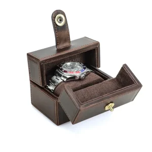 Genuine Leather Watch Organizer