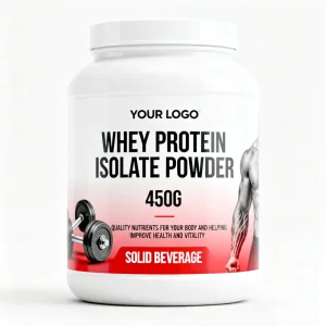 Whey Protein Isolate Powder 450G Adult Dietary Supplement OEM Private Label Custom Bulk Powder Gluten-Free High-Protein