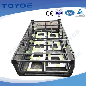 Customized Packaging Solution for Plastic Parts with EPP Foam Lining and Metal Shelving Roll Storage Rack Warehouse Rack
