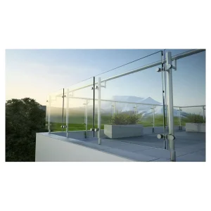 Handrail Sleek Contemporary Stainless Steel Balustrade Stairs Railing