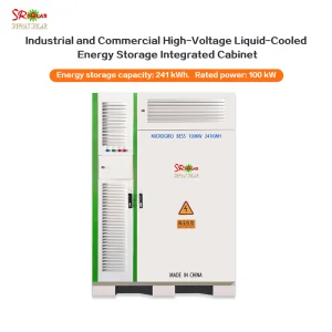 SRSOLAR SOPRAY HV-1 241/262 KWH LiFePO4 Industrial Commercial Large-Scale Energy Storage System Liquid Cooling for On/Off Grid