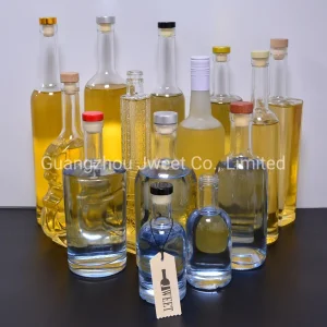 Custom 700ml 750ml Glass Vodka Bottle Whisky Brandy Tequila Glass Bottle Gin Liquor Spirits Glass Bottle