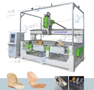 3D 4D Wood Router CNC Rotary Spindle CNC Router Machine with Automatic Tool Changer CNC Router 3th 4th 5 Axis Plastic and Solid Wood Processing Industry