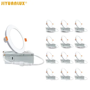 ETL 9w 12w 15w 18w 4inch 6inch Round Pot Lights LED Recessed Mounted Ceiling Slim Integrated Panel Light