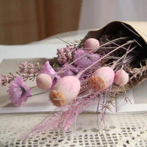Wholesale Realistic Kraft Paper Flowers Bouquet for Home Wedding Festival Party Everyday Decor