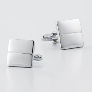 Wholesale Custom Copper High Polished Mirror Square Men French Shirt Sleeve Cufflinks CL-C129