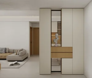 Stylish Minimalist Entryway Shoe Cabinet