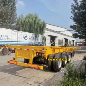 Manufacterur High Quality 40 FT 2-3 Axle Skeletal Semi Traler/ Skeleton Semi Trailer/ Wharf Semi Trailer for Sale
