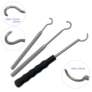 Stainless Steel Wire Passers Phalanx Wire Guider Pet Veterinary Instrument Autoclaveable