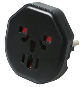 Adaptadores de Tomada de Energia em Forma de T Padrão Europeu Multi Conversão Songyan A1-2