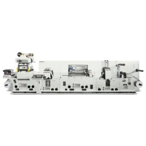 Dragon-370 Paper Label Roll Flatbed Auto Hot Foil Stamp Die Cutting Machine with Flexo Print Silk Screen Print