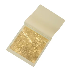 24K Pure Genuine Food Grade Edible Gold Leaf Sheet Multifunction Skin Care Cake Drink Art Decoration Gold Foil Leaf