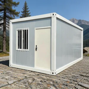 20ft Prefab Flat Pack Container House Portable Modular Cabin for Mountain Camping Glamping Site Accommodation