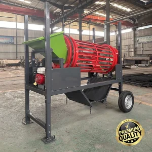 Heavy Duty Wood Firewood Separation Equipment with Bristles Cleaning System