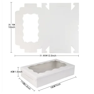 Embalagem de Caixa de Papel para Design de Janela