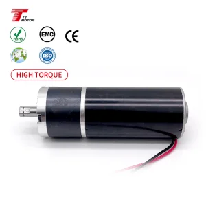 Low Noise High Torque 60mm Planetary Gearbox Dc Gear Motor 24V Electric Motor for Grass Cutter Machine From CN