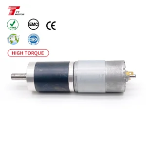 TT 42mm Planetary Geared Motor Gearbox High Rpm 775 12v 24v Dc Motor with Optical Encoder