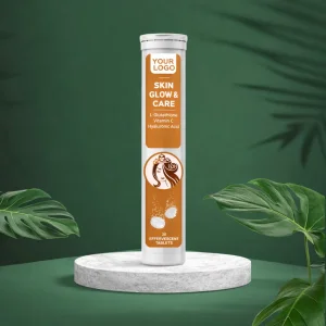 Private Label Skin Care Effervescent Tablets Custom Formulation Third Party Manufacturing Bulk Supply